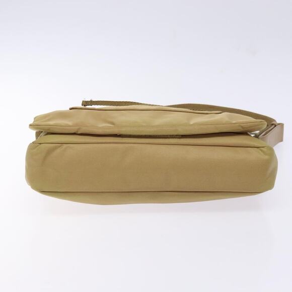 PRADA Shoulder Bag Nylon Beige Silver - Picture 9 of 13